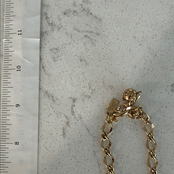 kate spade Gold Necklace with Bright Red Discs - Picture 2 of 2